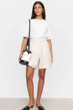 Daria Shorts Light Sand Melange