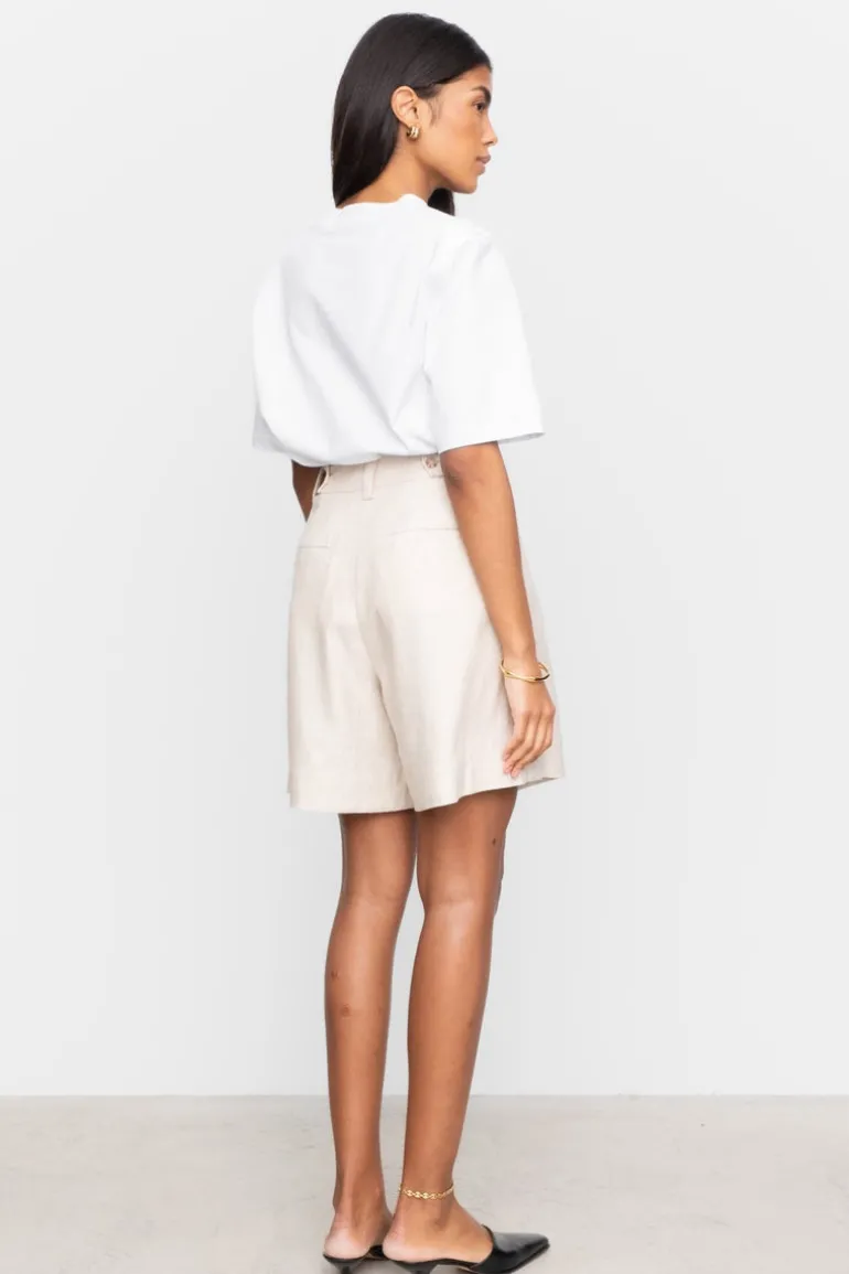 Daria Shorts Light Sand Melange