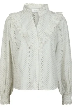 Degas Embroidery Blouse Off White