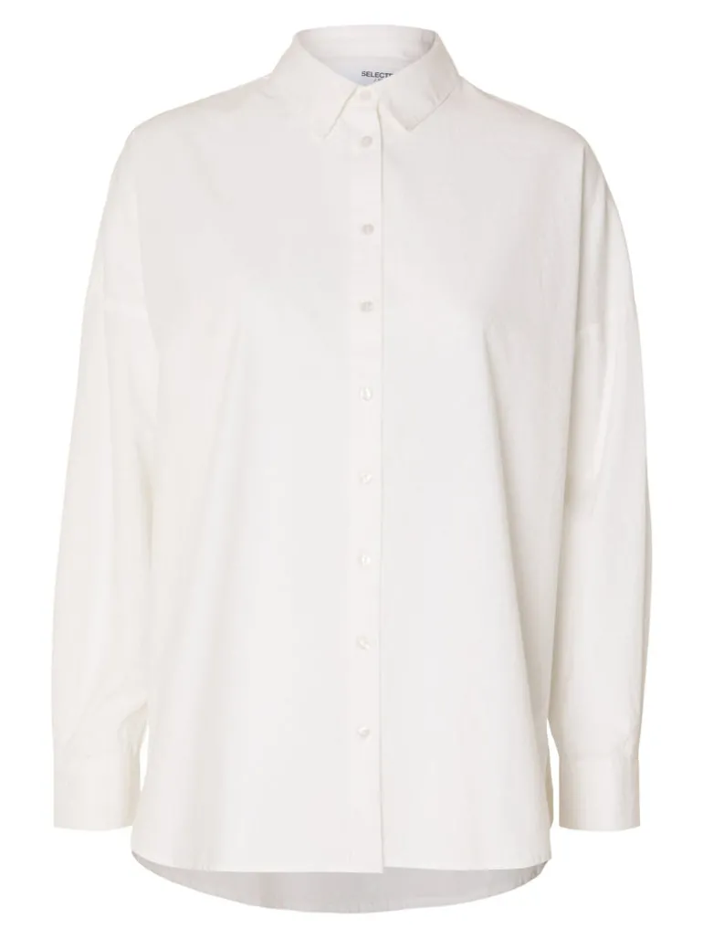 Dina-Sanni Ls Shirt Bright White
