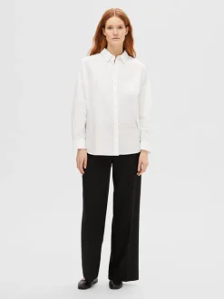Dina-Sanni Ls Shirt Bright White