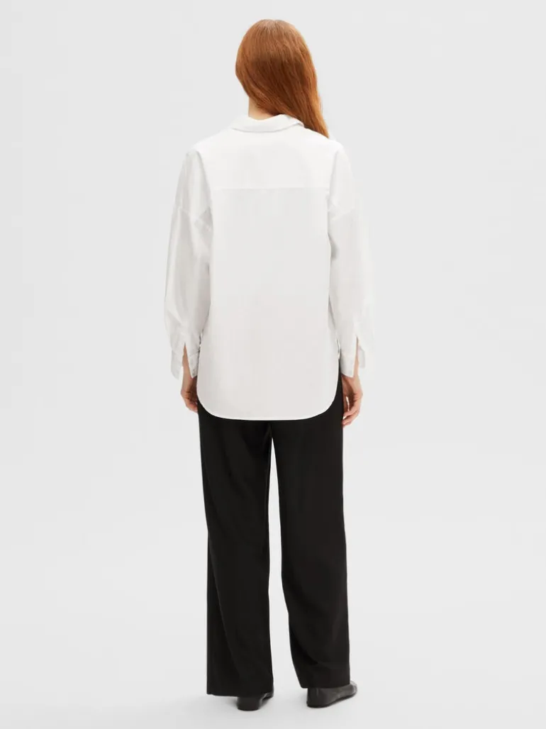 Dina-Sanni Ls Shirt Bright White