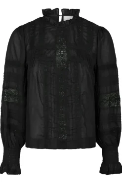 Ebba S Voile Blouse Black