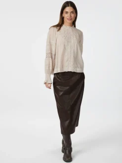 Ebba S Voile Blouse Ivory