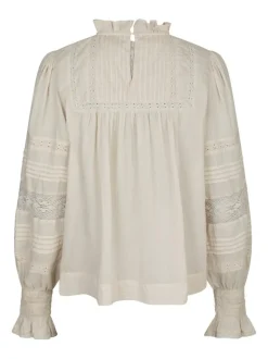 Ebba S Voile Blouse Ivory