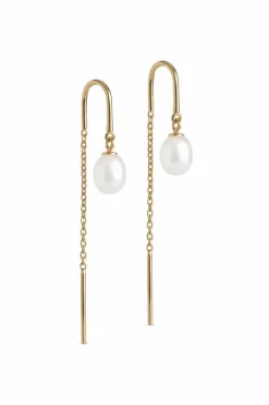 Eleanor Pearl Earrings Pearl