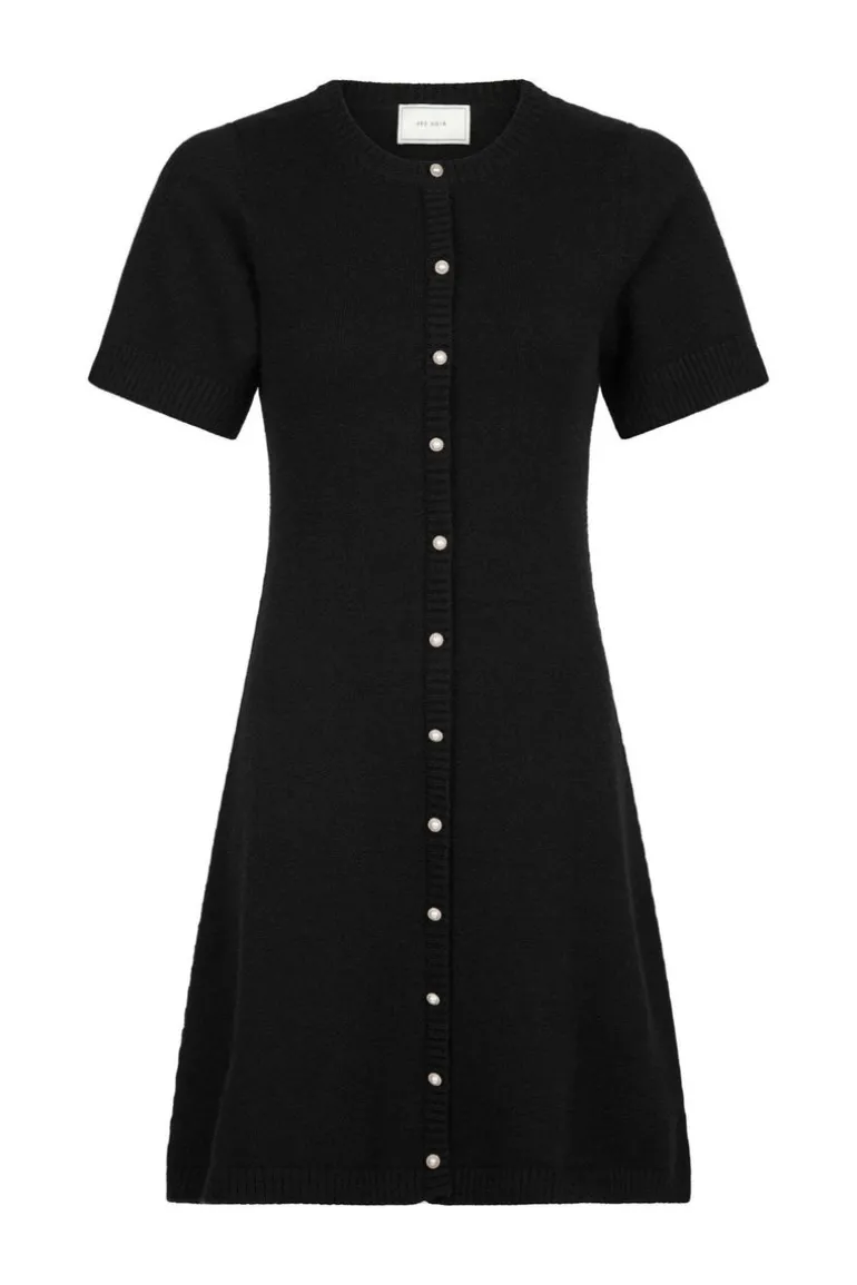 Elise Knit Dress Black