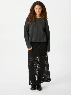 Emmie Lace Skirt Black