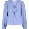 Esmée Stripe Blouse Blue