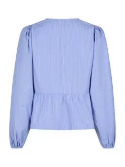Esmée Stripe Blouse Blue