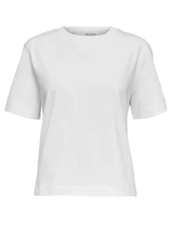 Essential Ss Boxy Tee Bright White