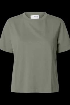 Essential Ss Boxy Tee Vetiver