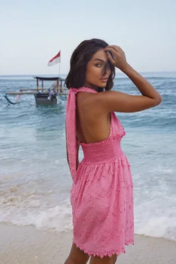 Evelyn Mini Dress Pink