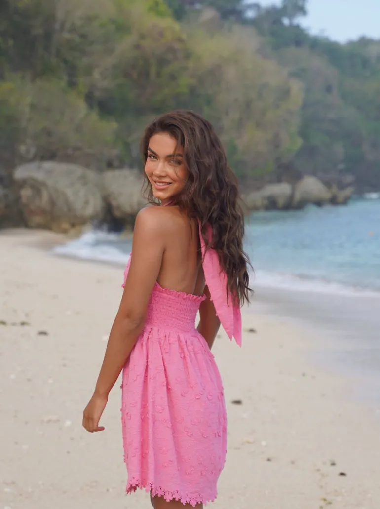Evelyn Mini Dress Pink