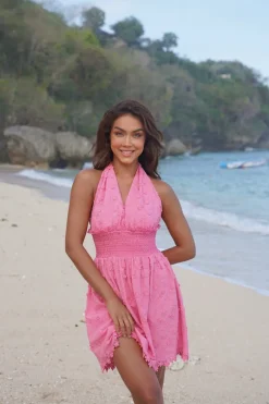 Evelyn Mini Dress Pink