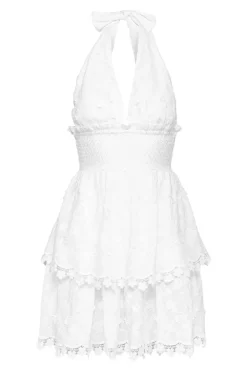 Evelyn Mini Dress White