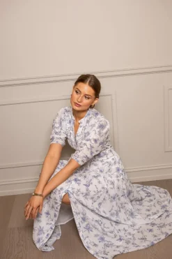 Fabienne Dress Blue Bird
