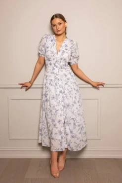 Fabienne Dress Blue Bird