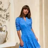 Fabienne Mini Dress Blue Voille