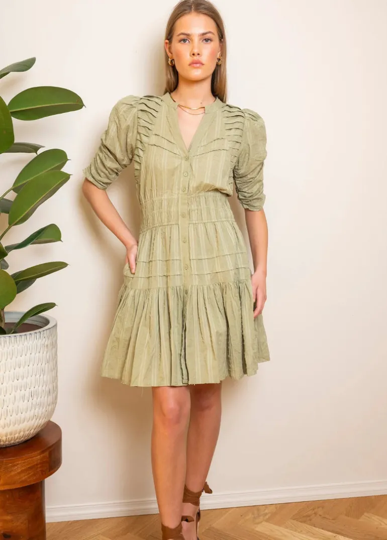 Fabienne Mini Dress Soft Sage