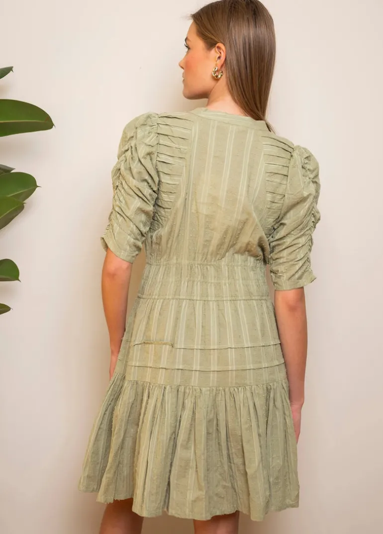 Fabienne Mini Dress Soft Sage