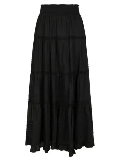 Felicia S Voile Skirt Black