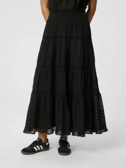 Felicia S Voile Skirt Black