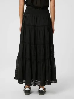 Felicia S Voile Skirt Black
