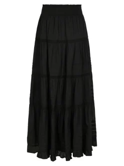 Felicia S Voile Skirt Black