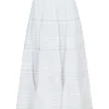Felicia S Voile Skirt White