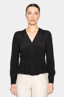Flavia Blouse Black