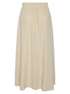 Flaxy Hw Ankle Skirt Birch