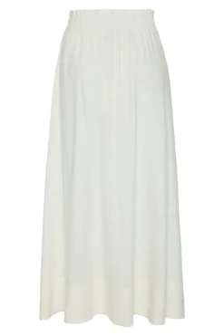 Flaxy Hw Ankle Skirt Star White