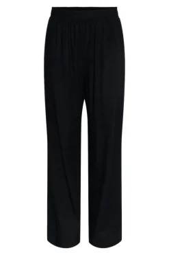 Flaxy Hw Linen Pant Black
