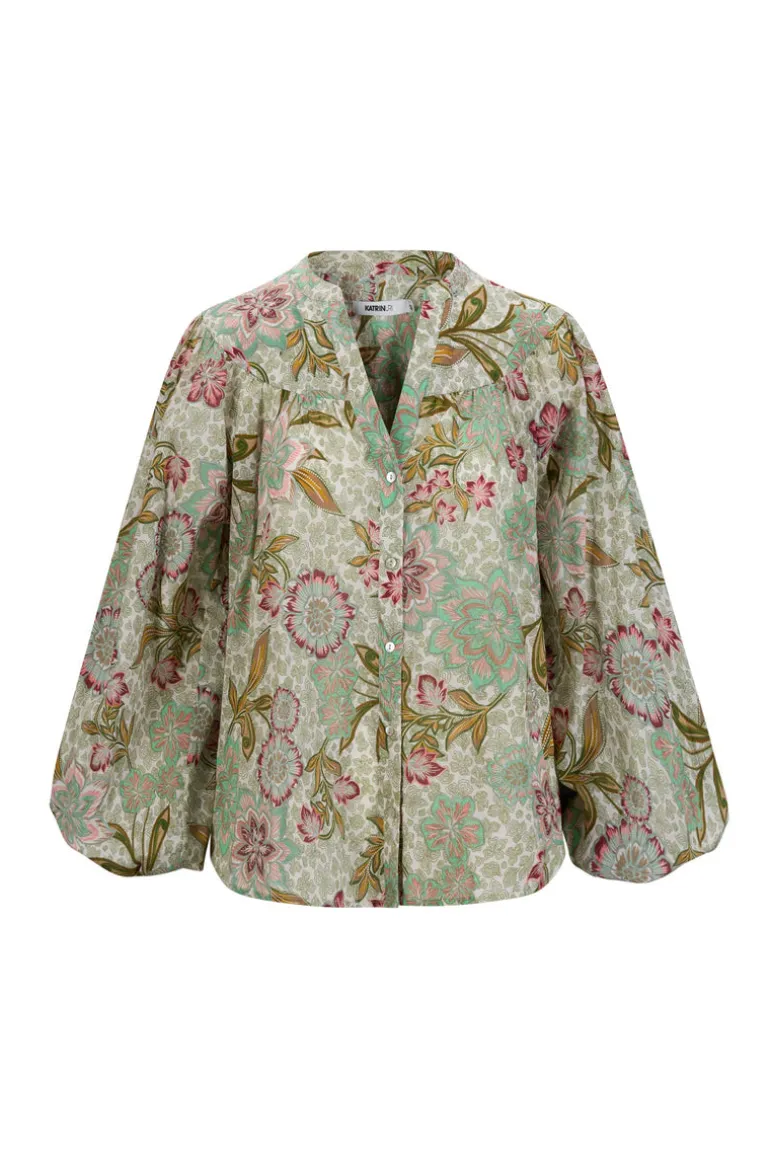 Florence Joan Blouse Sage Green