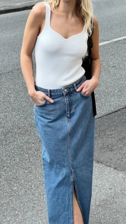 Frankie D Skirt Vintage Blue
