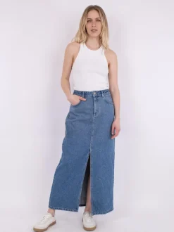 Frankie D Skirt Vintage Blue