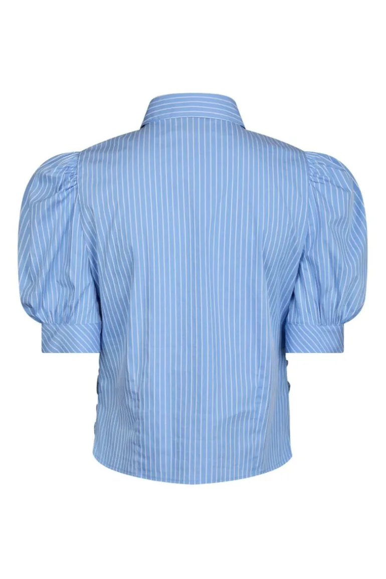 Frannie Stripe Shirt Light Blue