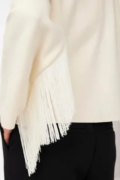 Fringa Ls O-Neck Knit Pullover Birch