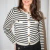 Gabriel Cardigan Blanc Casse