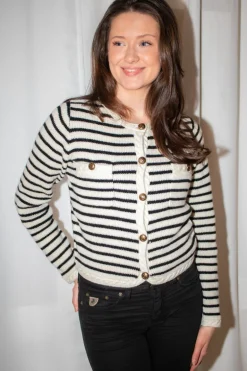 Gabriel Cardigan Blanc Casse