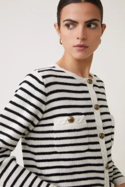 Gabriel Cardigan Blanc Casse