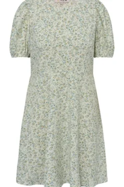 Gino Dress Pale Mint/Off White