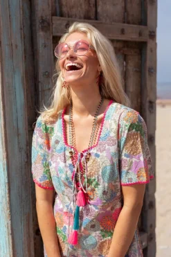Green Rosa Flower Dress