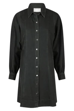 Hanne Denim Dress Black