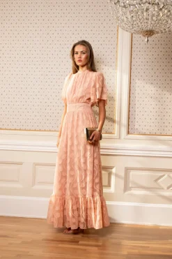 Heena Dress Soft Peach