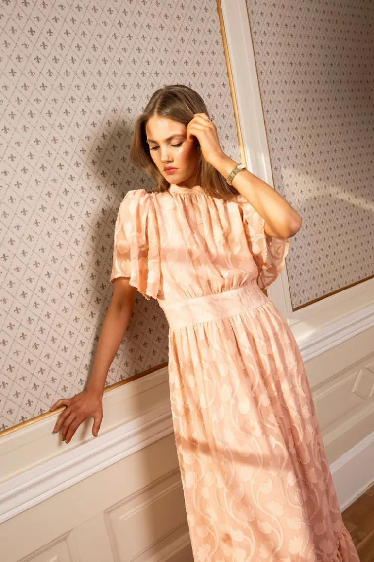 Heena Dress Soft Peach