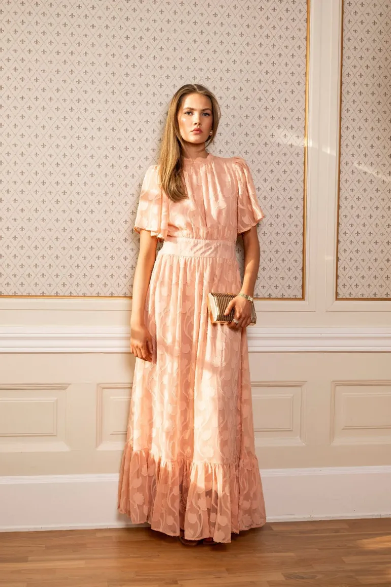 Heena Dress Soft Peach
