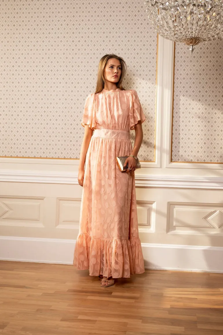 Heena Dress Soft Peach