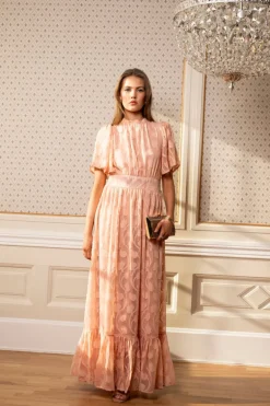 Heena Dress Soft Peach